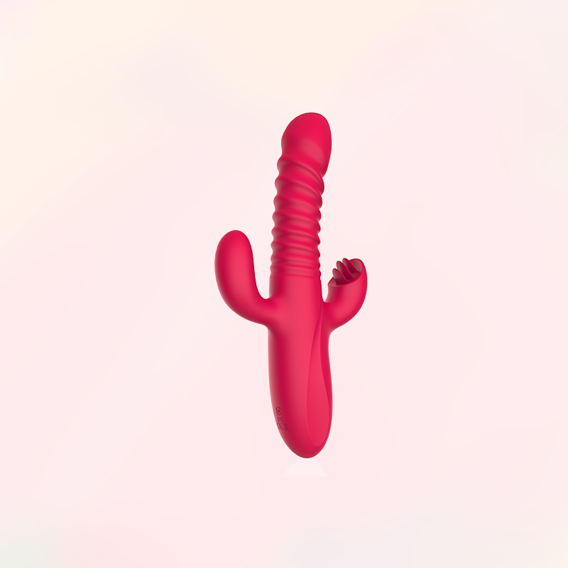 Trident Vibrator CY 2 013 Female Masturbation Sex Toy Blush  